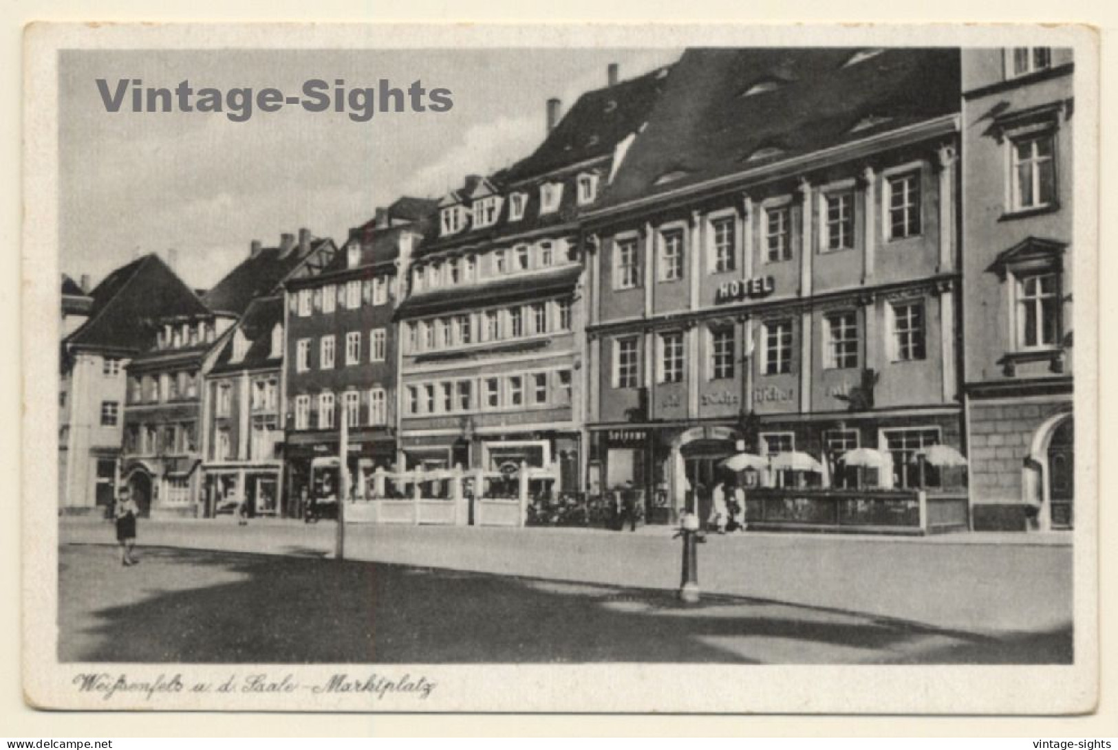 Weißenfels A.d. Saale: Marktplatz (Vintage PC 1936) - Weissenfels