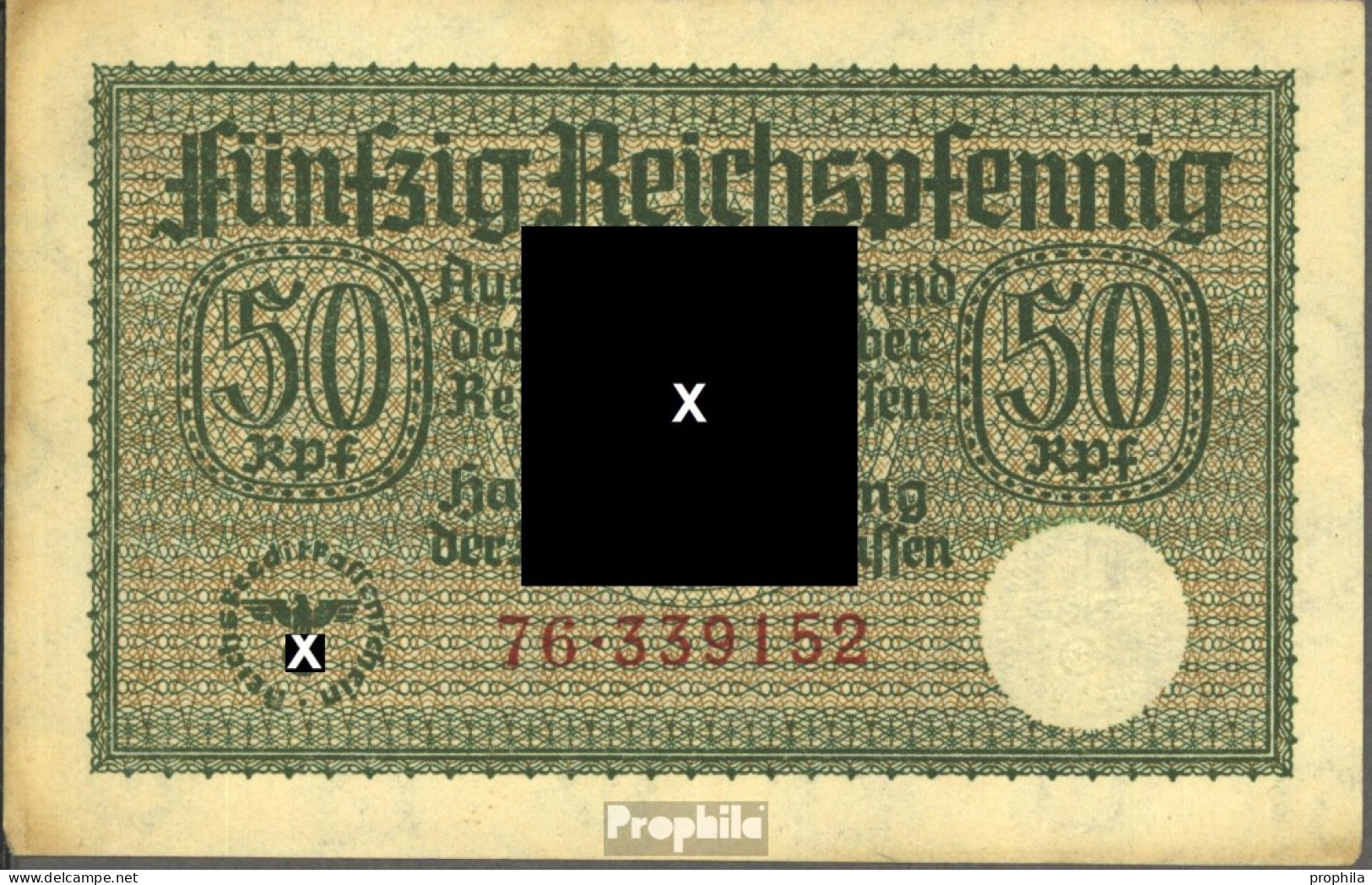 Dt. Besetzung Im 2. Weltkrieg Rosenbg: 550a Gebraucht (III) 1940 50 Reichspfennig - 2° Guerra Mondiale