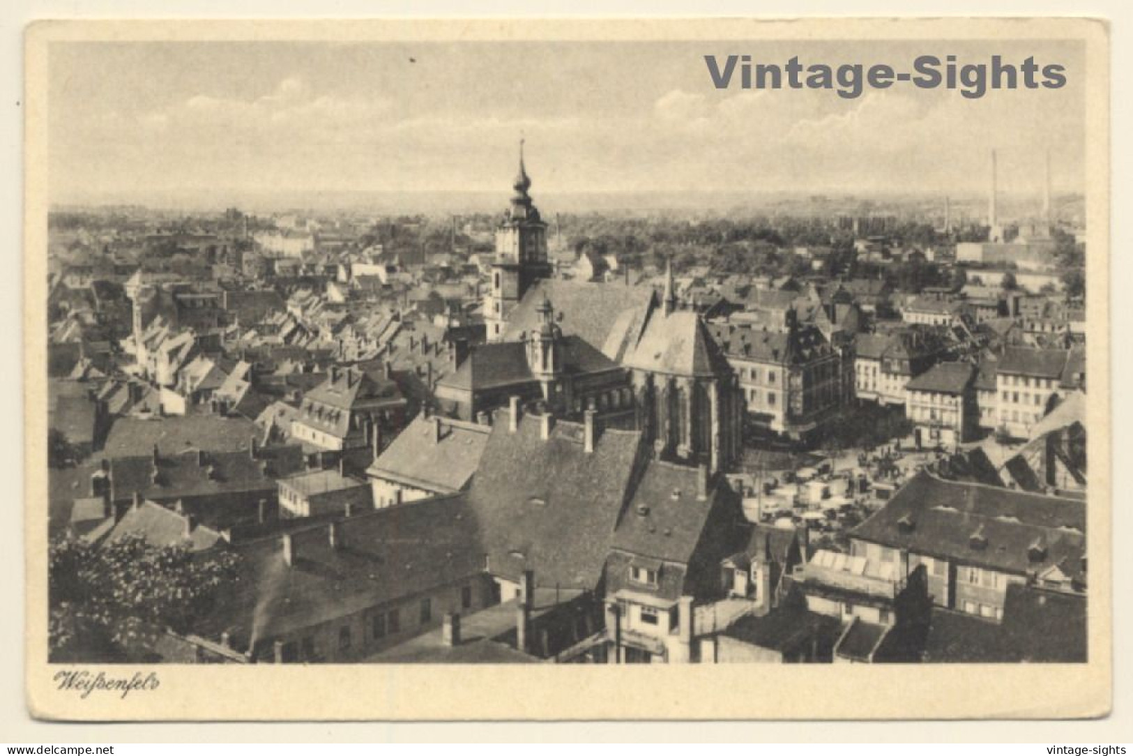 Weißenfels A.d. Saale: Partial View (Vintage PC 193s/1940s) - Weissenfels