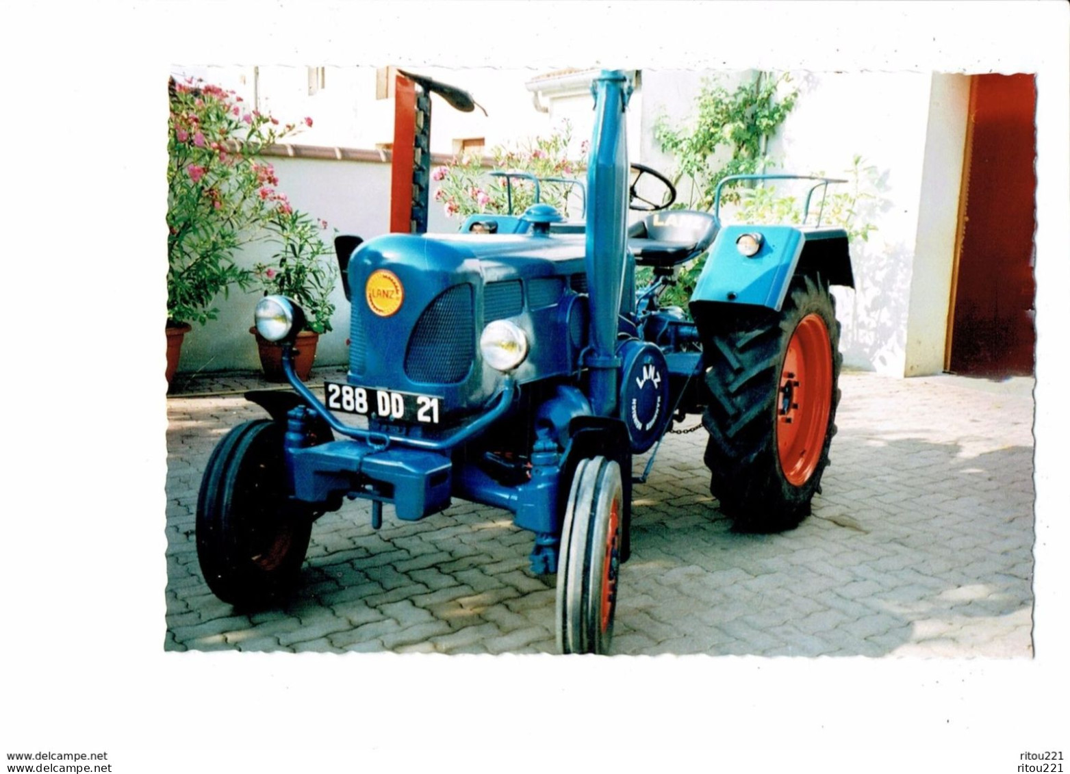 21 - Côte D'Or - VARANGES - N° 55 - M. Brullebaut Restaurateur De Tracteurs - Tracteur Gros Plan Heinrich Lanz - Trattori