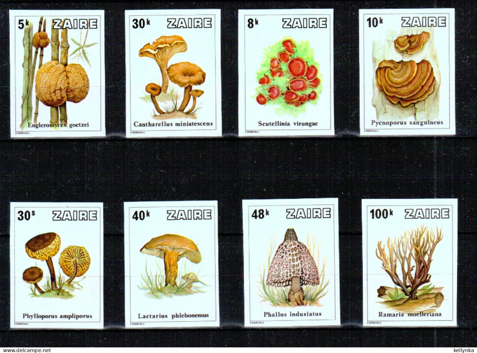 Zaire - 958/965 - Non Dentelé - Imperforated - Ongetand - Champignons - 1979 - MNH - Ungebraucht