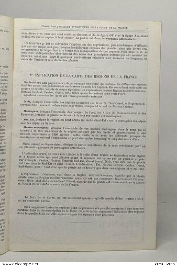 Flore Complète Portative De La France De La Suisse Et De La Belgique Pour Trouver Facilement Les Noms Des Plantes Sans M - Non Classés