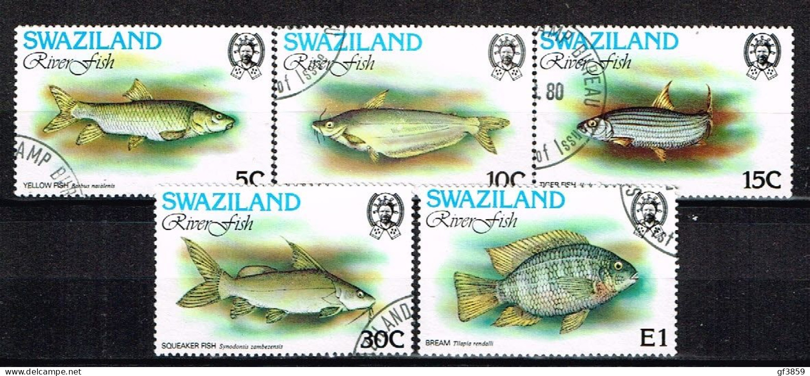 SWAZILAND / Oblitérés / Used / 1980 - Poissons - Swaziland (1968-...)