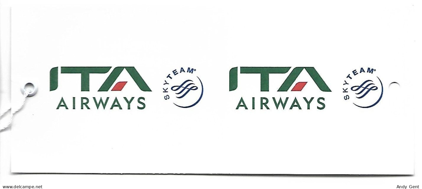 Baggage Label / Avion / Aviation / ITA Airways - Etiquetas De Equipaje