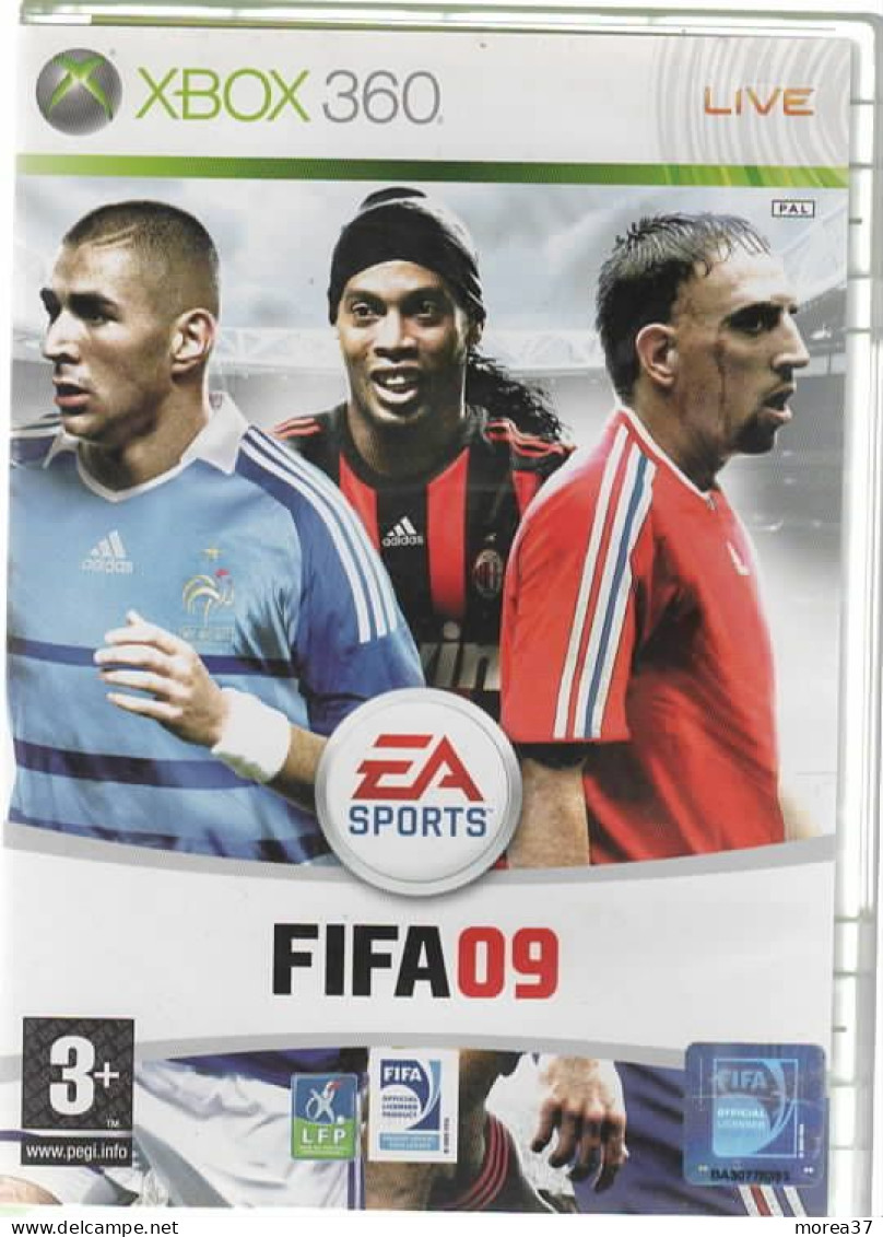 JEU XBOX 360   FIFA 09   (JE 2) - Xbox 360