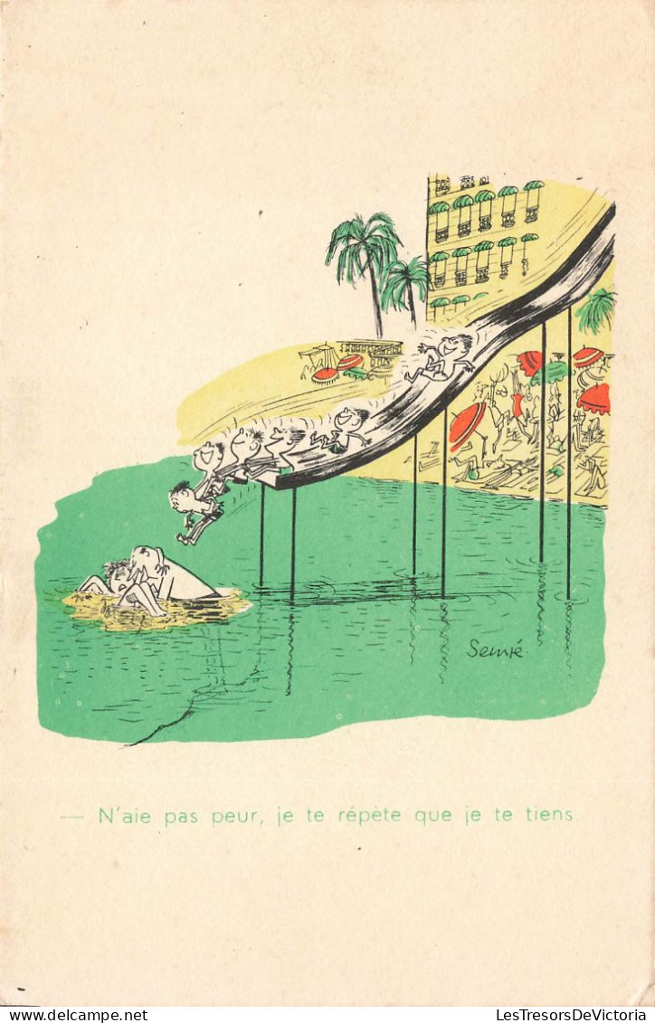 ILLUSTRATEUR - N'aie Pas Peur, Je Te Répète Que Je Te Tiens - Semié? - Colorisé - Carte Postale Ancienne - Sonstige & Ohne Zuordnung