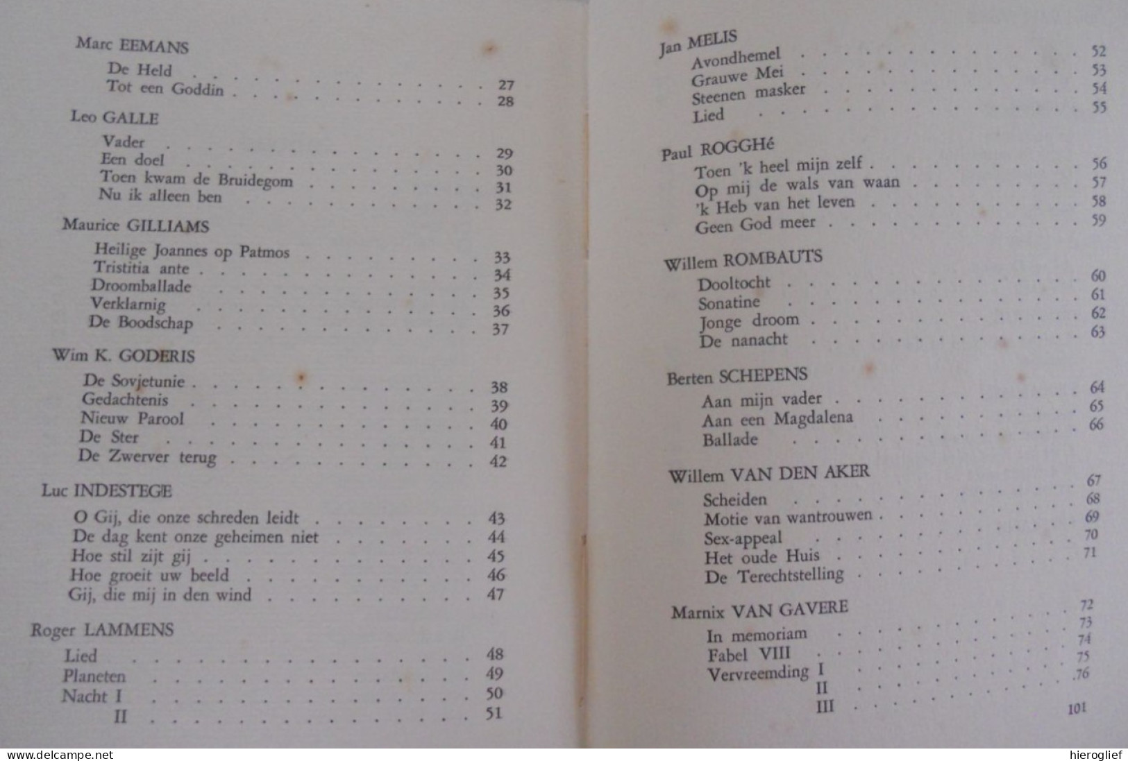 Poëties Bericht Der Post-ekspressionistiese Generatie In Vlaanderen 1933 De Tijdstroom Gedichten Dichters Poëzie Verzen - Poesía