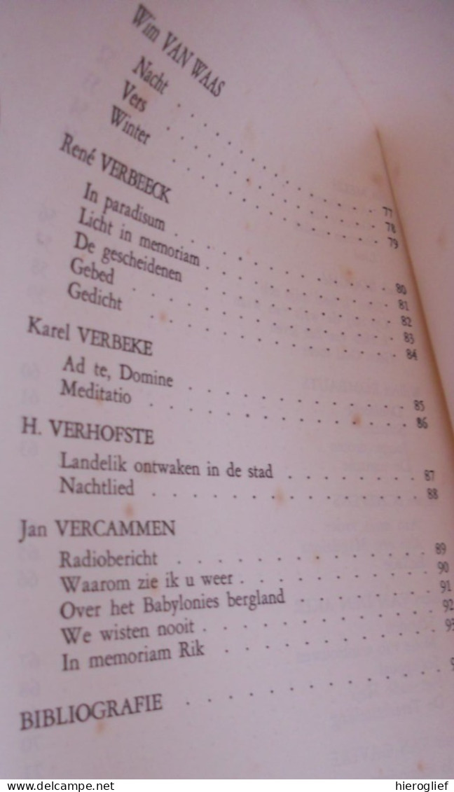 Poëties Bericht Der Post-ekspressionistiese Generatie In Vlaanderen 1933 De Tijdstroom Gedichten Dichters Poëzie Verzen - Poesía