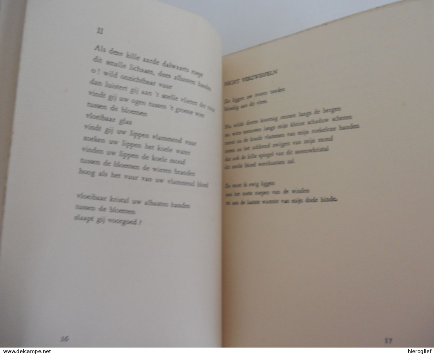 Poëties Bericht Der Post-ekspressionistiese Generatie In Vlaanderen 1933 De Tijdstroom Gedichten Dichters Poëzie Verzen - Poésie