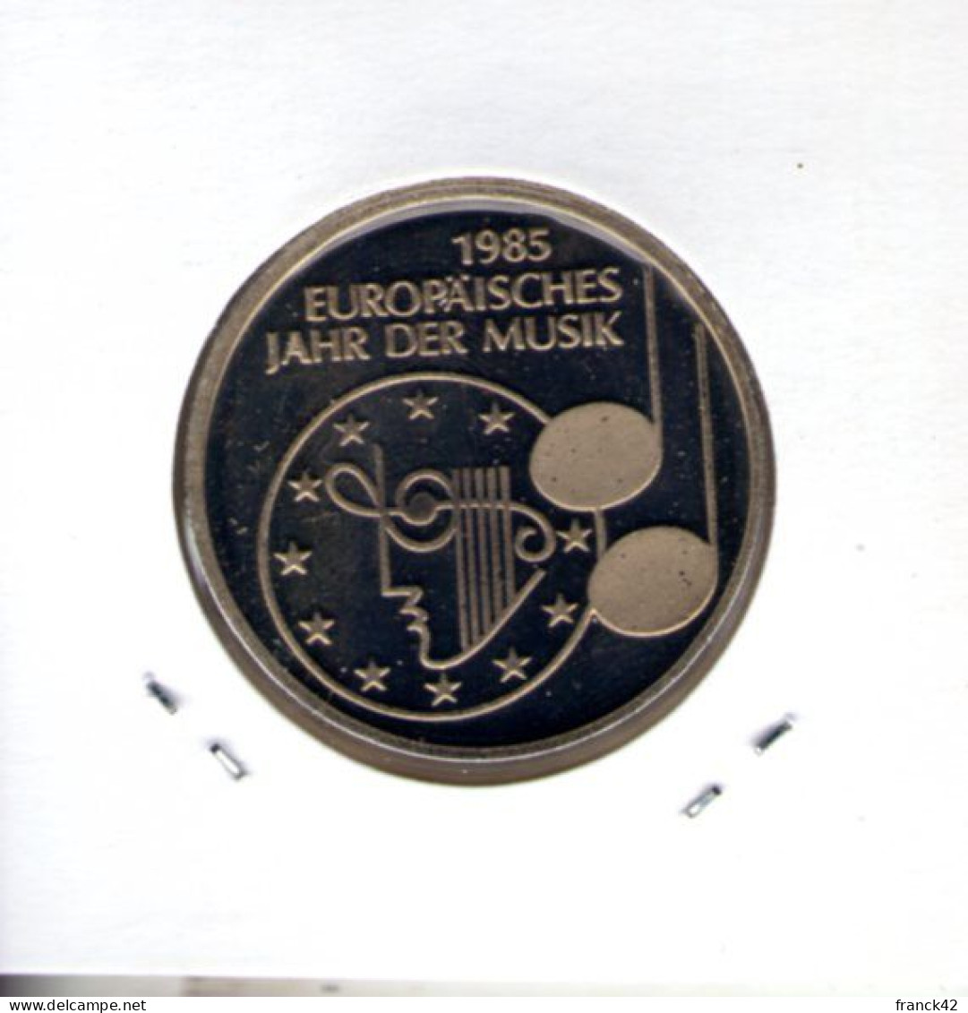 Allemagne. 5 DM. Année Européenne De La Musique. 1985 F - 5 Mark