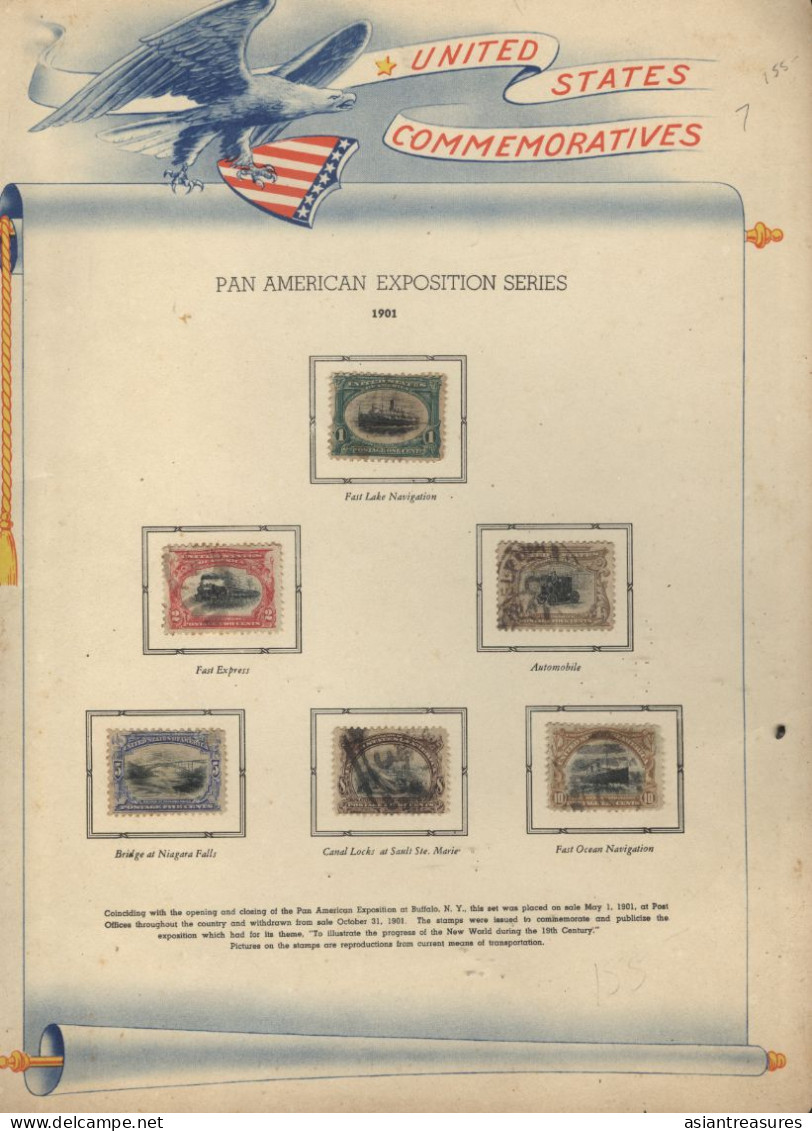 Mixed Set Of Pre WW2 Reg Stamps And 1 Set 1901 USA Stamps, All Hinged, Used - Numero Di Lastre