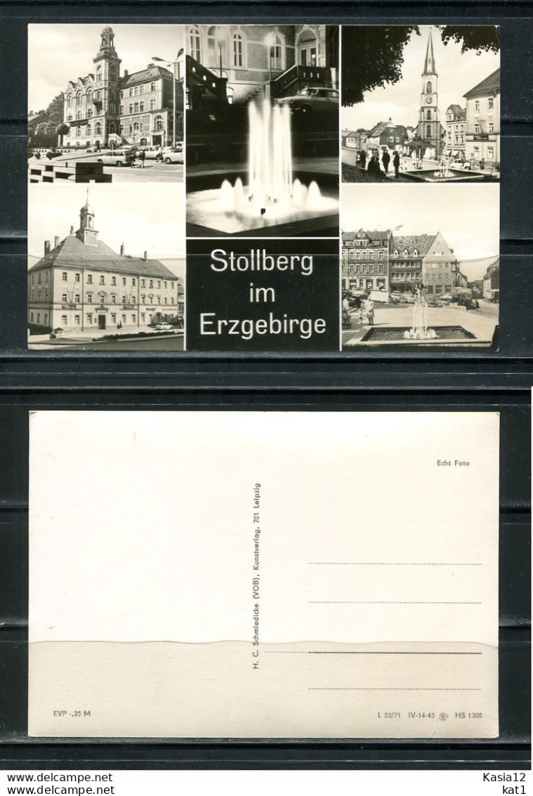 K13699)Ansichtskarte: Stollberg, Mehrbildkarte - Stollberg (Erzgeb.)