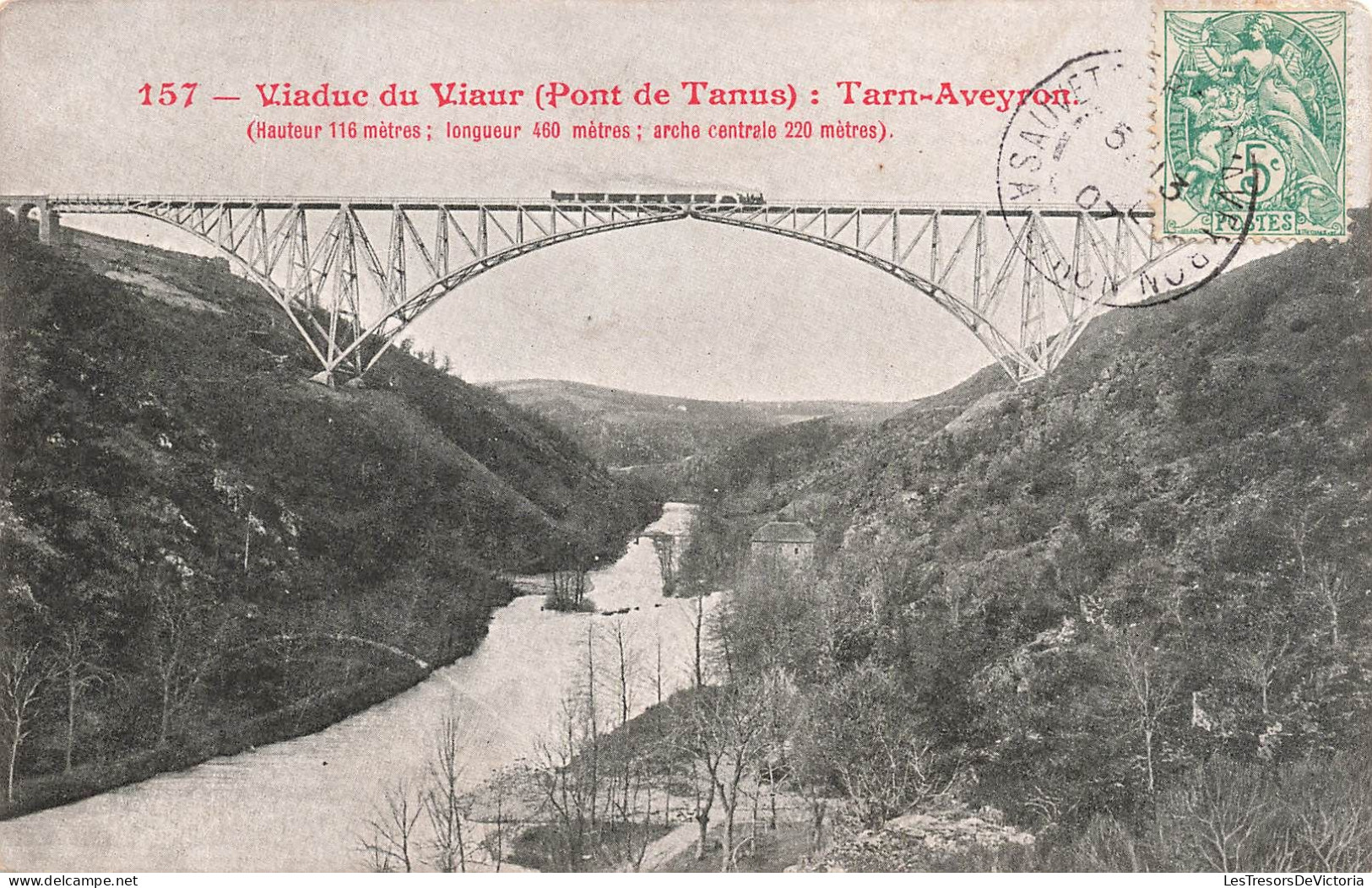 FRANCE - Viaduc Du Viaur - Pont De Tanus : Tarn - Aveyron -  Carte Postale Ancienne - Other & Unclassified