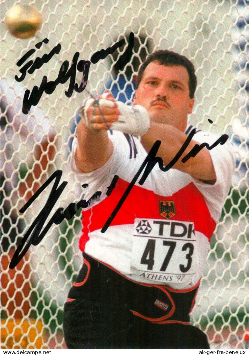 Autogramm AK Hammerwerfer Heinz Weis Leiwen An Der Mosel Bei Trier Odenthal-Blecher Weltmeister Olympic Games Olympia - Autogramme