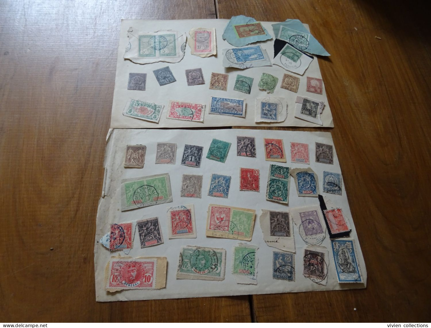 Collection d'époque a étudier Europe / Monde 3050 timbres + 200 des colonies françaises + documents et cachets de 14/18