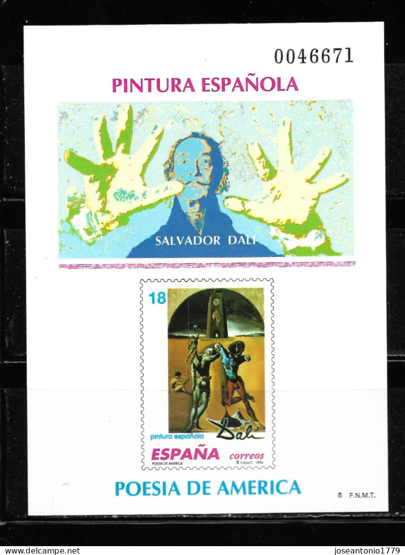 ESPAÑA 1994, PRUEBA OFICIAL EDIFIL 32 - SALVADOR DALÍ.     MNH. - Variedades & Curiosidades