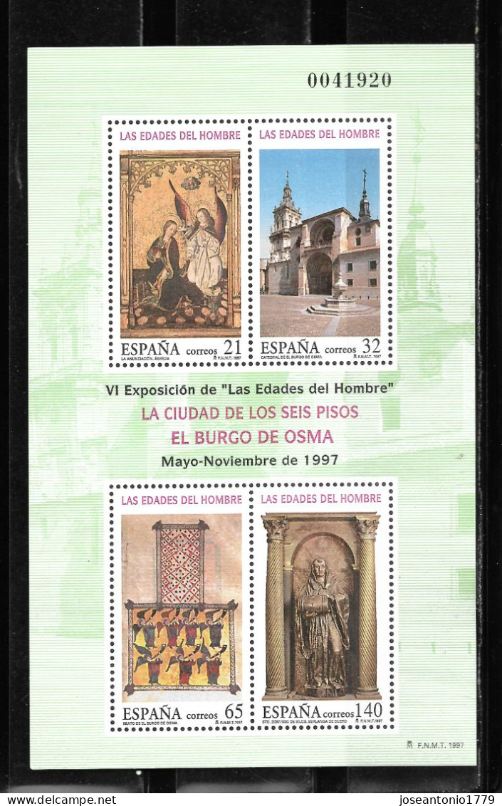 ESPAÑA 1997,  PRUEBA OFICIAL EDIFIL 63  -  LAS EDADES DEL HOMBRE.     MNH. - Variétés & Curiosités