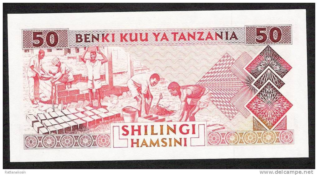 TANZANIA  P23 50 SHILLINGS 1993 #ET     UNC. - Tanzanie