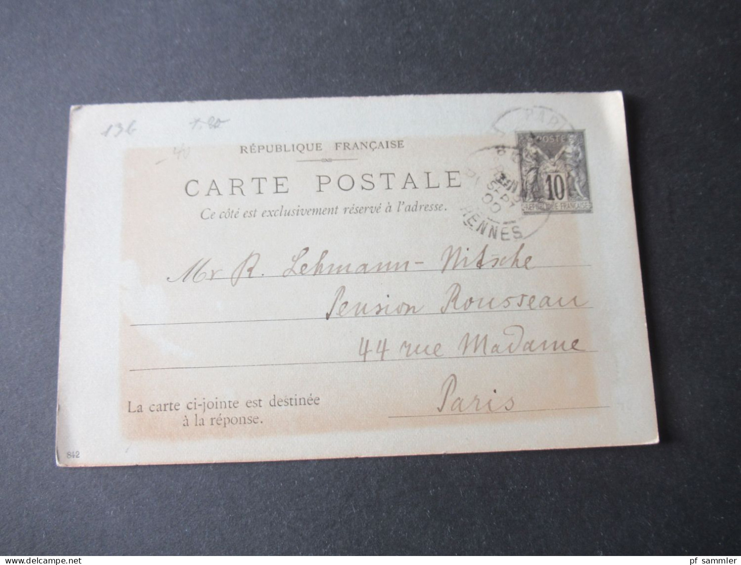 Rohrpost Paris ab ca. 1880er Jahre mit 43 Stück / GA, Kartenbriefe, Umschläge! Gebraucht / ungebraucht! Doppelkarten