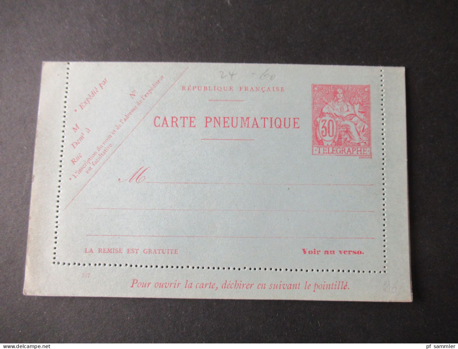 Rohrpost Paris ab ca. 1880er Jahre mit 43 Stück / GA, Kartenbriefe, Umschläge! Gebraucht / ungebraucht! Doppelkarten