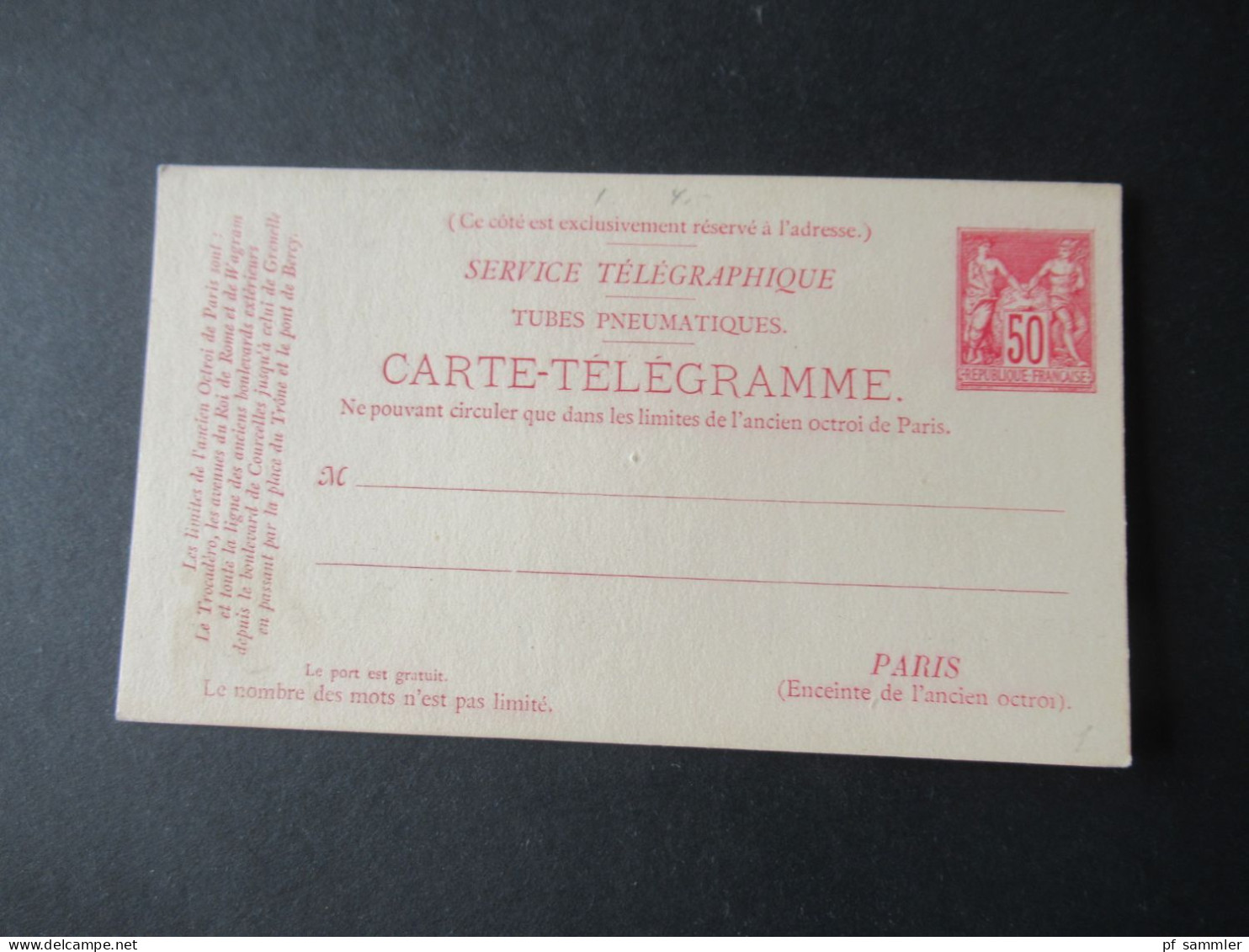 Rohrpost Paris ab ca. 1880er Jahre mit 43 Stück / GA, Kartenbriefe, Umschläge! Gebraucht / ungebraucht! Doppelkarten