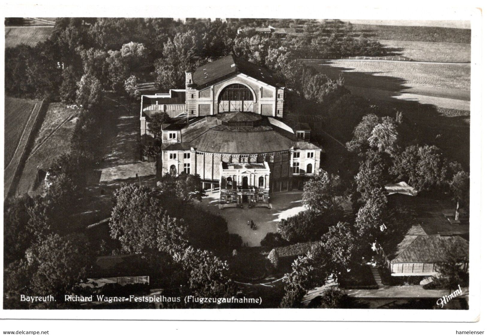 61156 - Deutsches Reich - 1935 - Ans.-Kte. "Bayreuth Richard-Wagner-Festspielhaus", Ungebraucht - Bayreuth