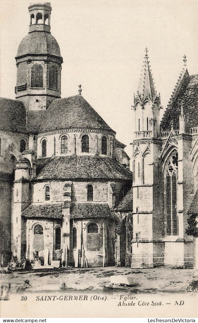 FRANCE - Saint Germer - Eglise - Abside Côté Sud - Carte Postale Ancienne - Other & Unclassified