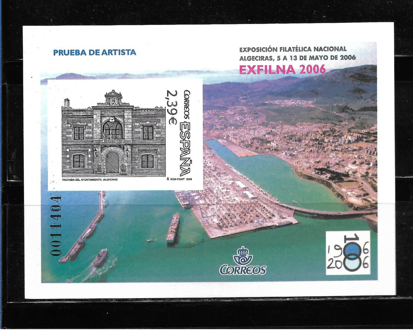 ESPAÑA 2006,  PRUEBA OFICIAL EDIFIL 92 - EXFILNA ' 2006.     MNH. - Variedades & Curiosidades