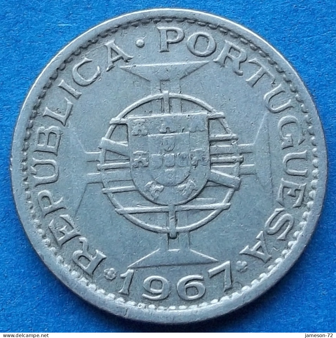 ANGOLA - 2.50 Escudos 1967 KM# 77 Portuguese Colony Until 1975 - Edelweiss Coins - Angola