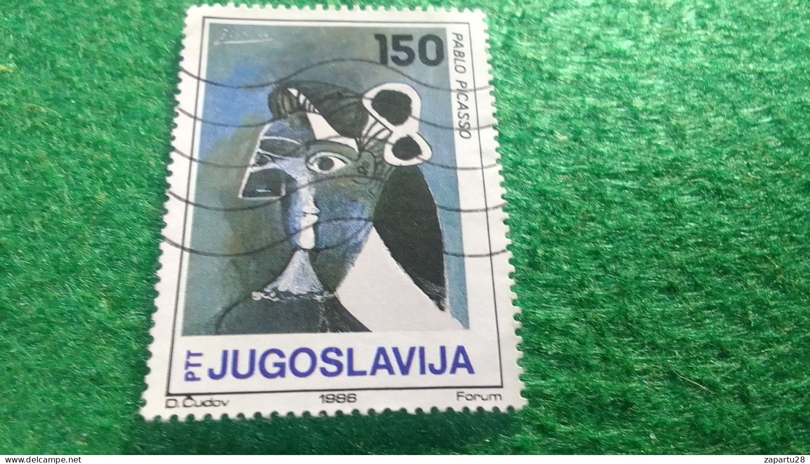 YOGUSLAVYA-1970-80     1 50   .DİN       DAMGALI - Usati