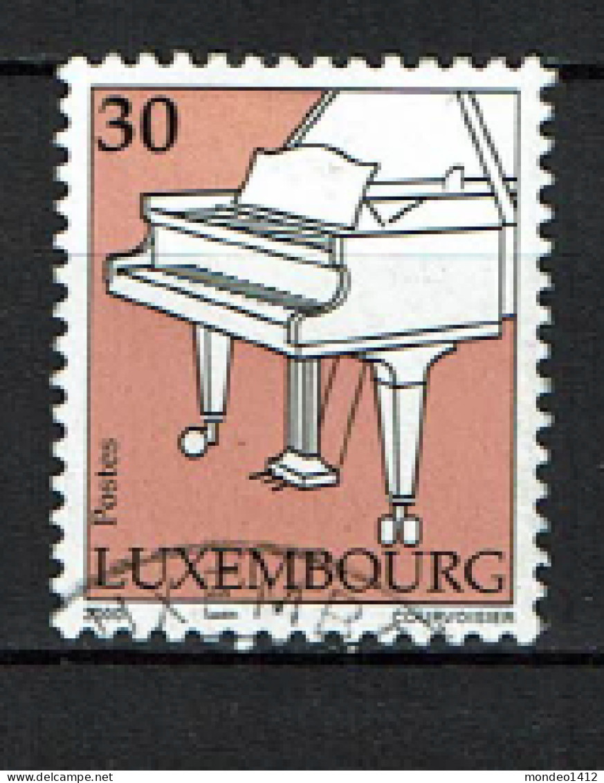Luxembourg 2000 - YT 1452 -Music, Musique, Musical Instruments, Piano - Oblitérés