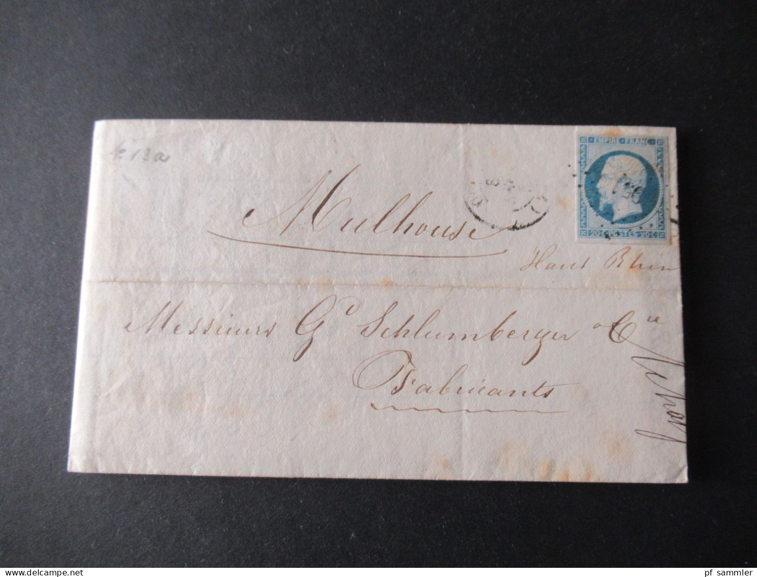 Frankreich 1850er- 1870er Belegeposten Viel Napoleon III. Faltbriefe Mit Inhalt! Interessante Stempel Usw. 42 Belege - 1849-1876: Periodo Clásico