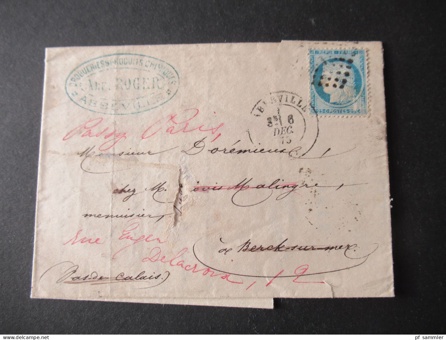 Frankreich 1850er- 1870er Belegeposten Viel Napoleon III. Faltbriefe Mit Inhalt! Interessante Stempel Usw. 42 Belege - 1849-1876: Periodo Clásico