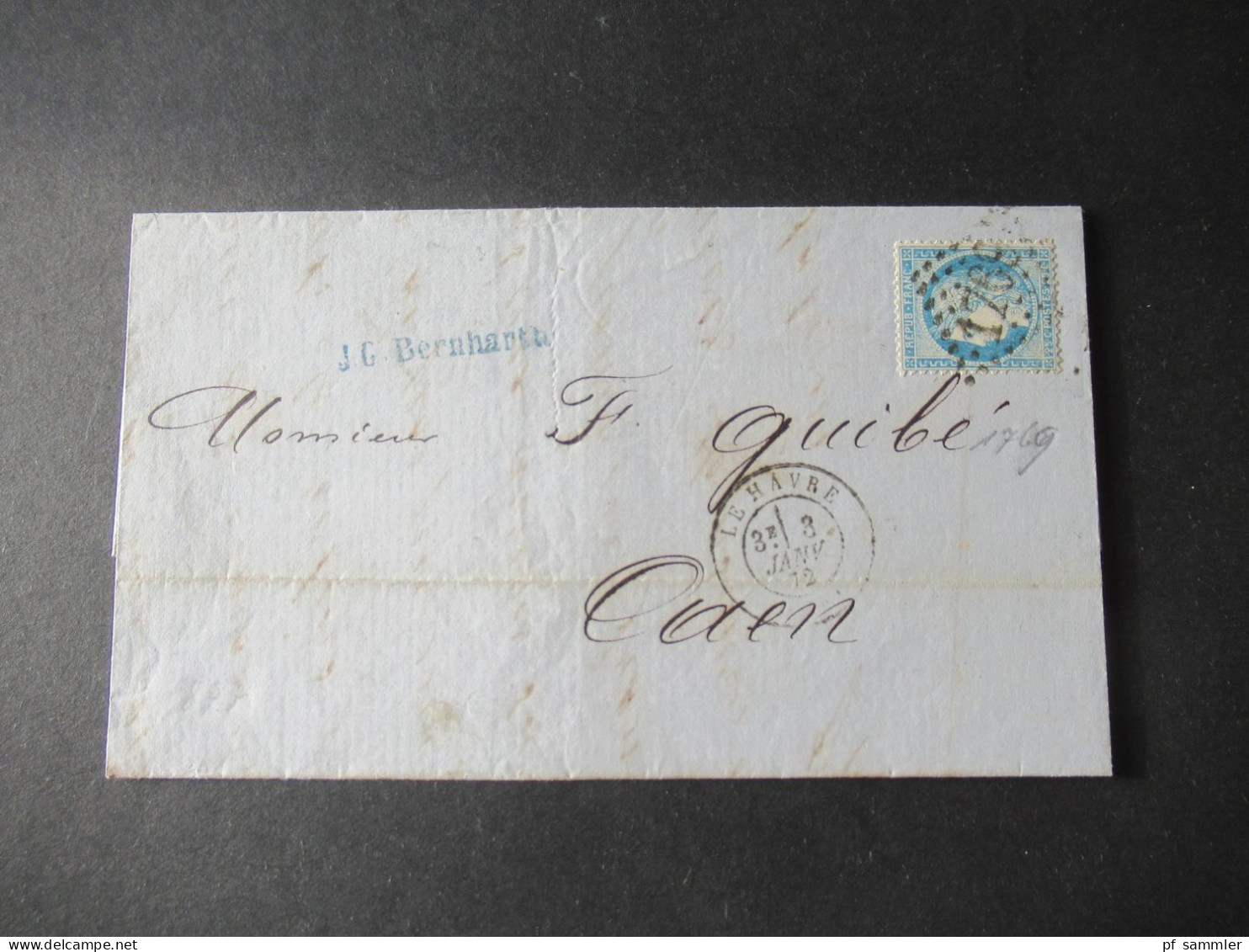 Frankreich 1850er- 1870er Belegeposten viel Napoleon III. Faltbriefe mit Inhalt! Interessante Stempel usw. 42 Belege