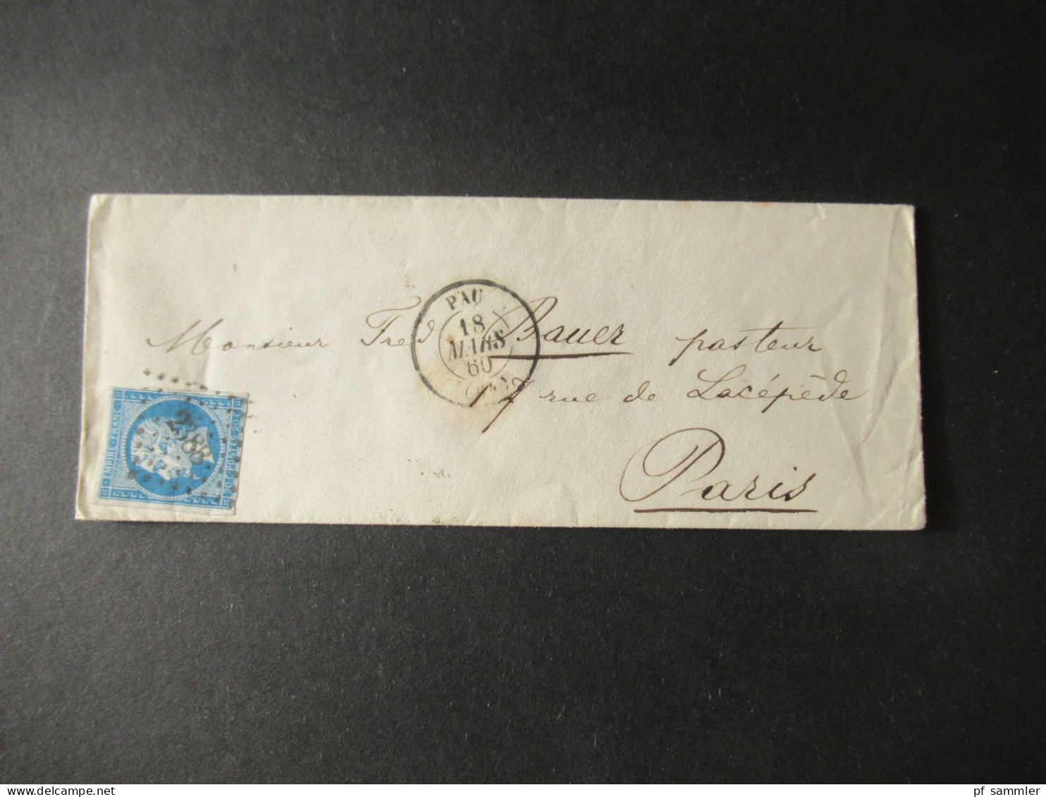 Frankreich 1850er- 1870er Belegeposten viel Napoleon III. Faltbriefe mit Inhalt! Interessante Stempel usw. 42 Belege