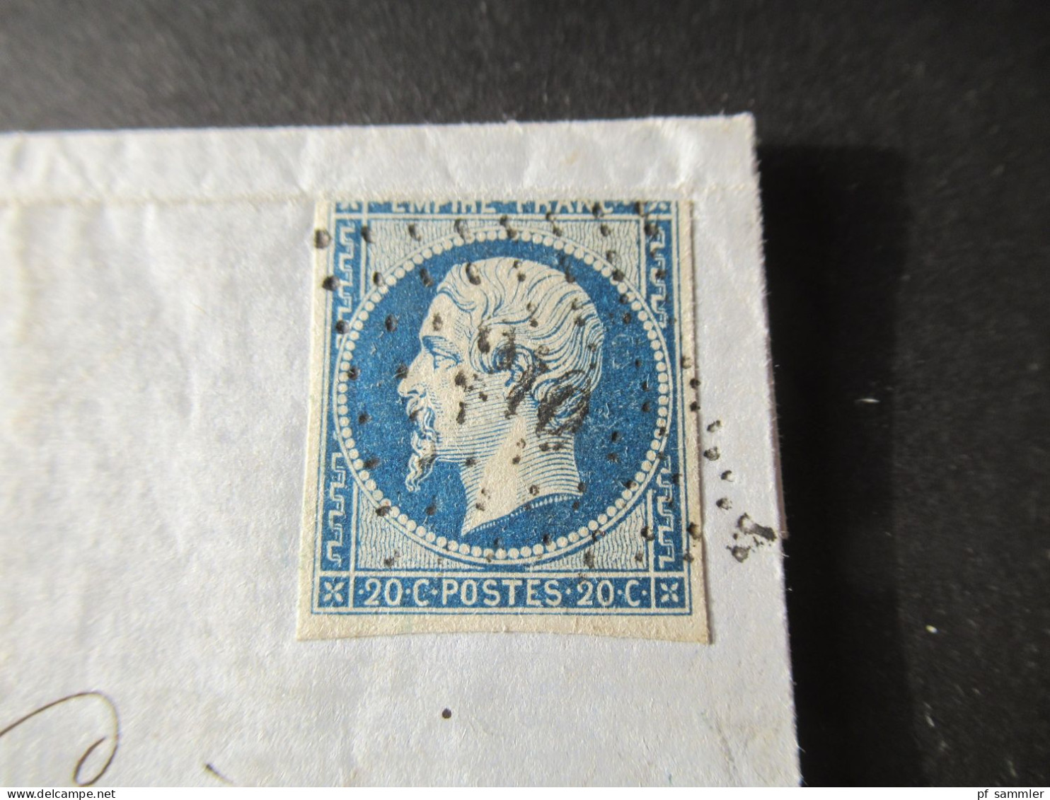 Frankreich 1850er- 1870er Belegeposten viel Napoleon III. Faltbriefe mit Inhalt! Interessante Stempel usw. 42 Belege