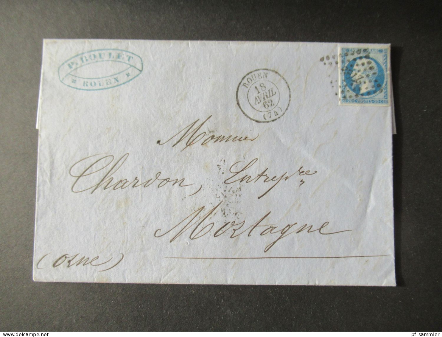 Frankreich 1850er- 1870er Belegeposten viel Napoleon III. Faltbriefe mit Inhalt! Interessante Stempel usw. 42 Belege