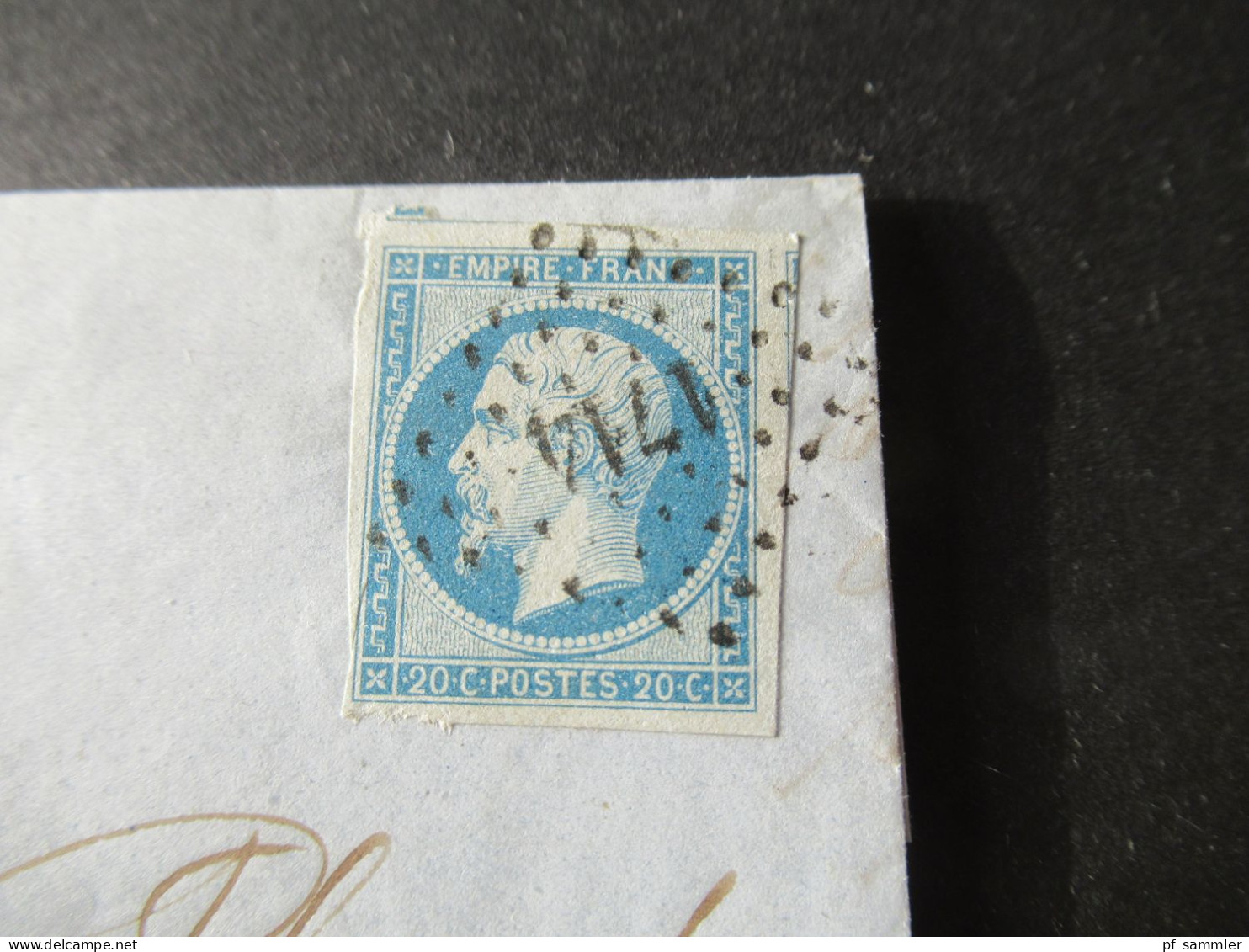 Frankreich 1850er- 1870er Belegeposten viel Napoleon III. Faltbriefe mit Inhalt! Interessante Stempel usw. 42 Belege