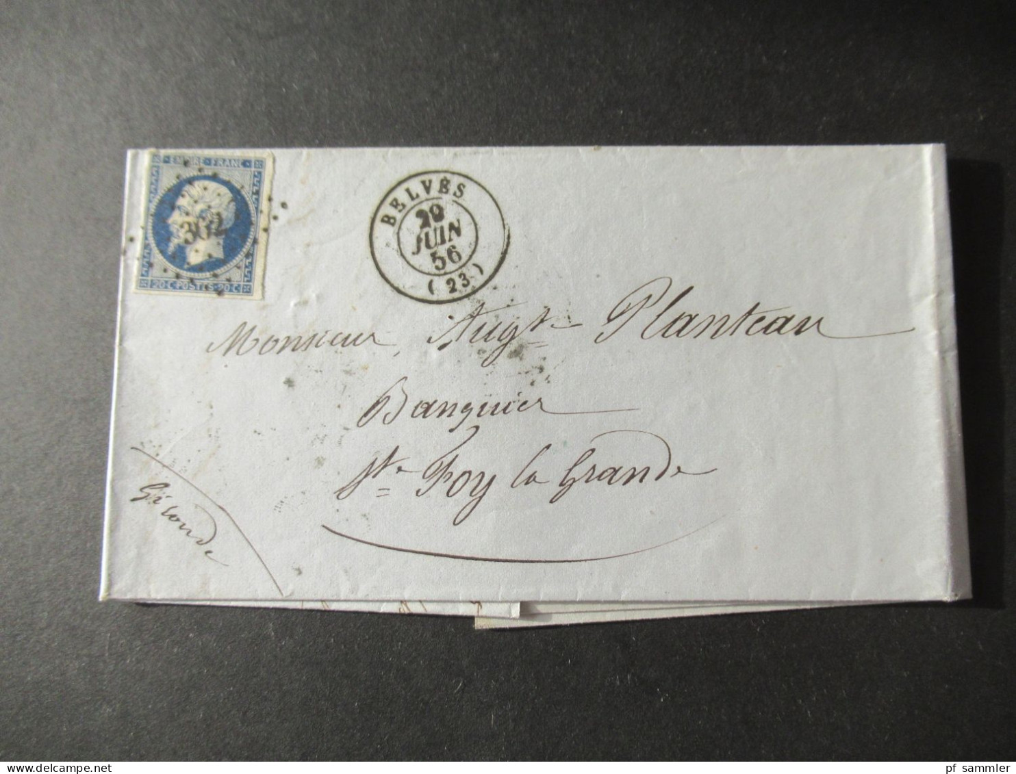 Frankreich 1850er- 1870er Belegeposten viel Napoleon III. Faltbriefe mit Inhalt! Interessante Stempel usw. 42 Belege