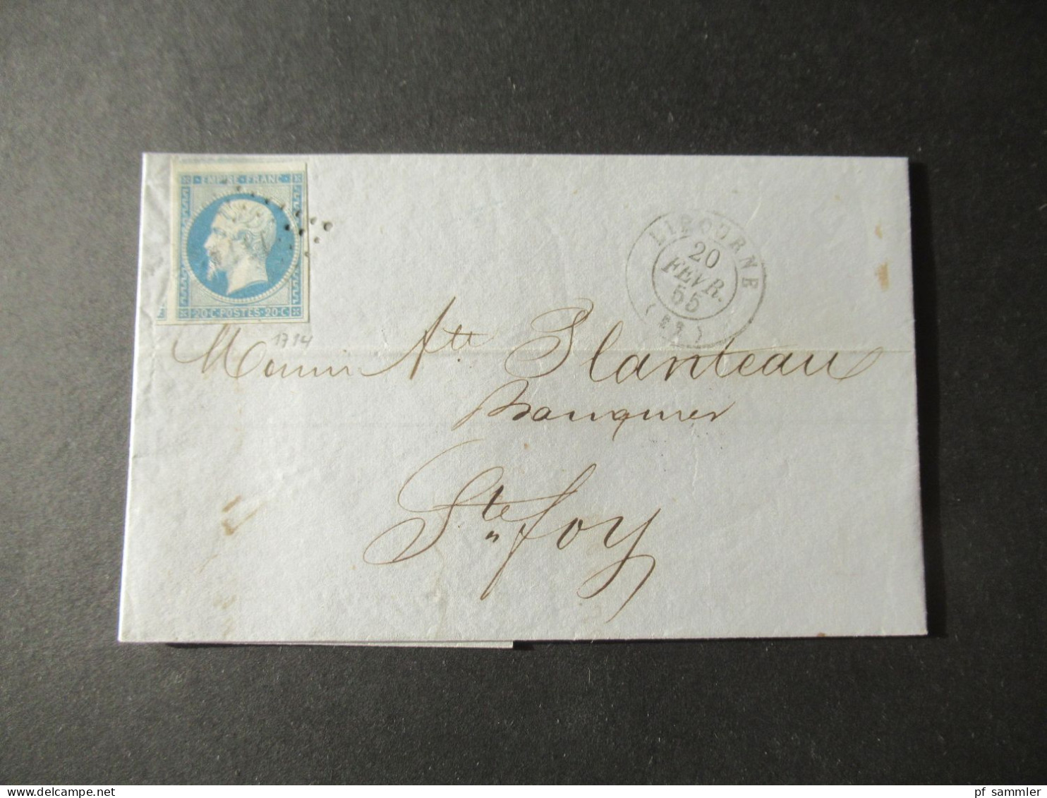 Frankreich 1850er- 1870er Belegeposten viel Napoleon III. Faltbriefe mit Inhalt! Interessante Stempel usw. 42 Belege