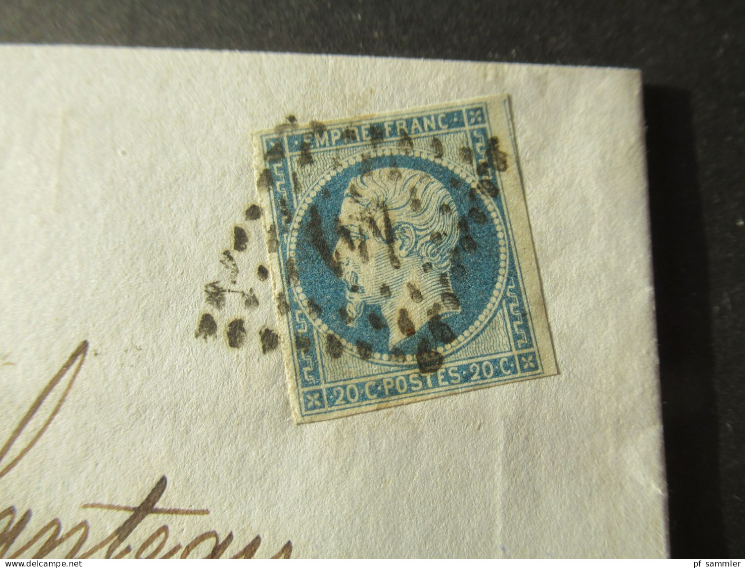 Frankreich 1850er- 1870er Belegeposten viel Napoleon III. Faltbriefe mit Inhalt! Interessante Stempel usw. 42 Belege