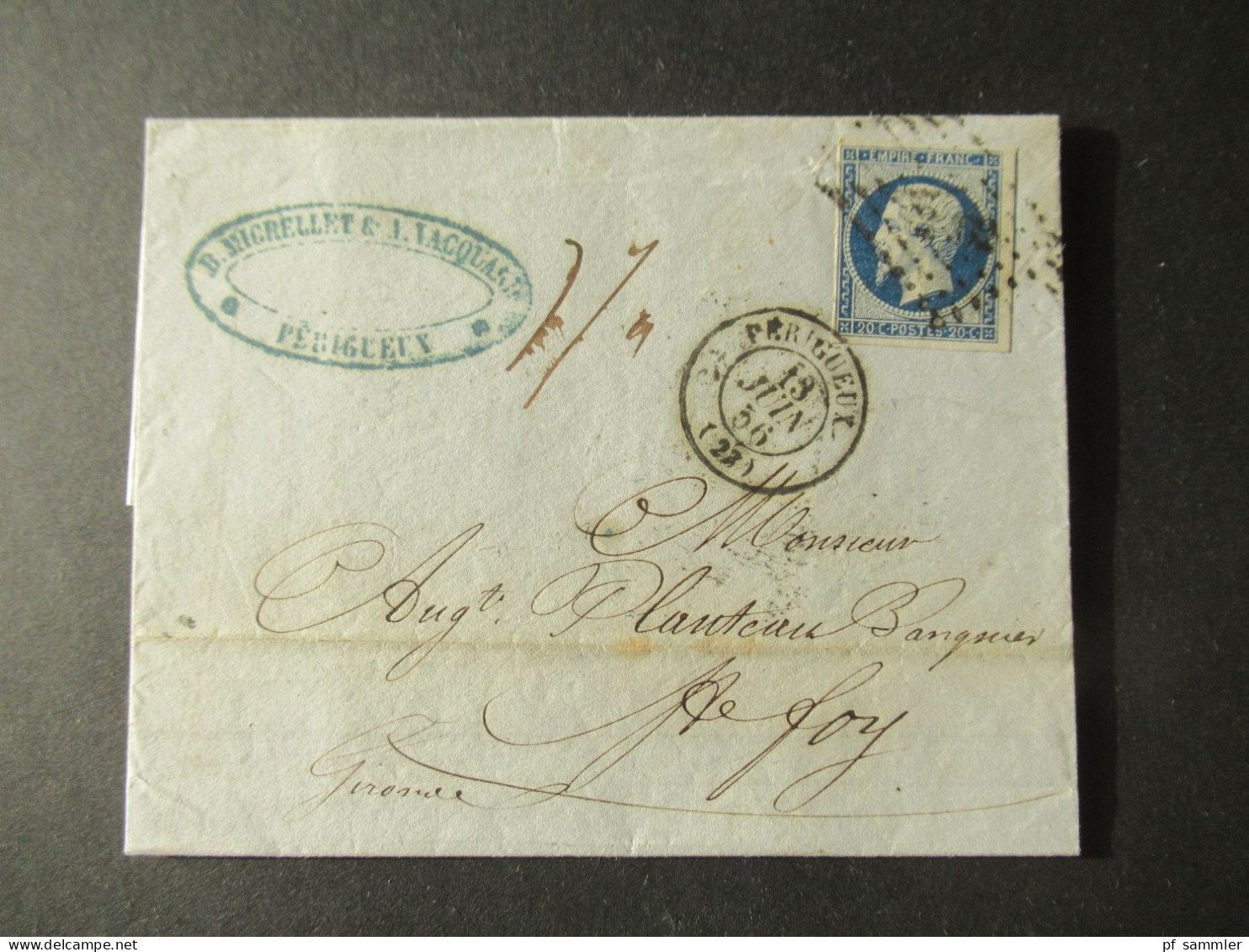 Frankreich 1850er- 1870er Belegeposten viel Napoleon III. Faltbriefe mit Inhalt! Interessante Stempel usw. 42 Belege