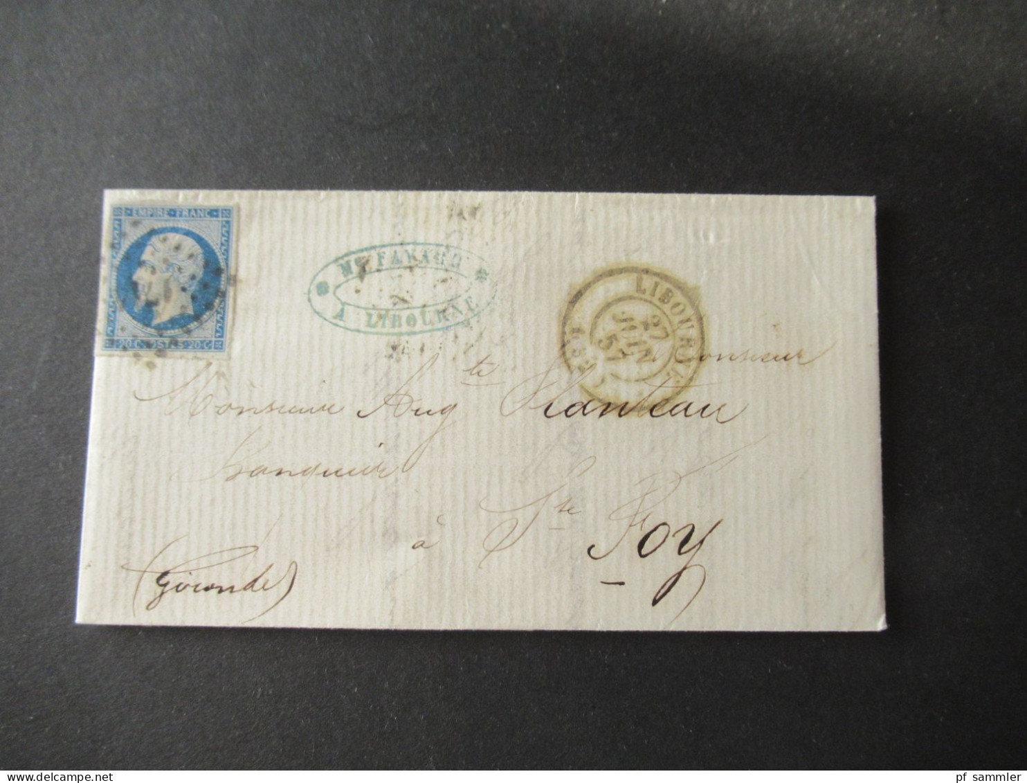 Frankreich 1850er- 1870er Belegeposten viel Napoleon III. Faltbriefe mit Inhalt! Interessante Stempel usw. 42 Belege