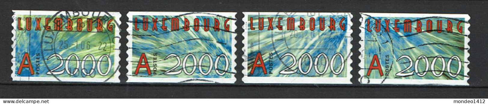 Luxembourg 2000 - YT 1440/1443 - New Year - Usati