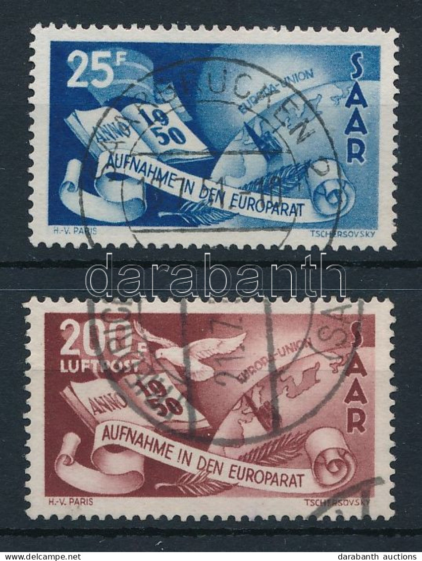 O Németország - Saar 1950 Európa Tanács Mi 297-298 (Mi EUR 320,-) - Other & Unclassified