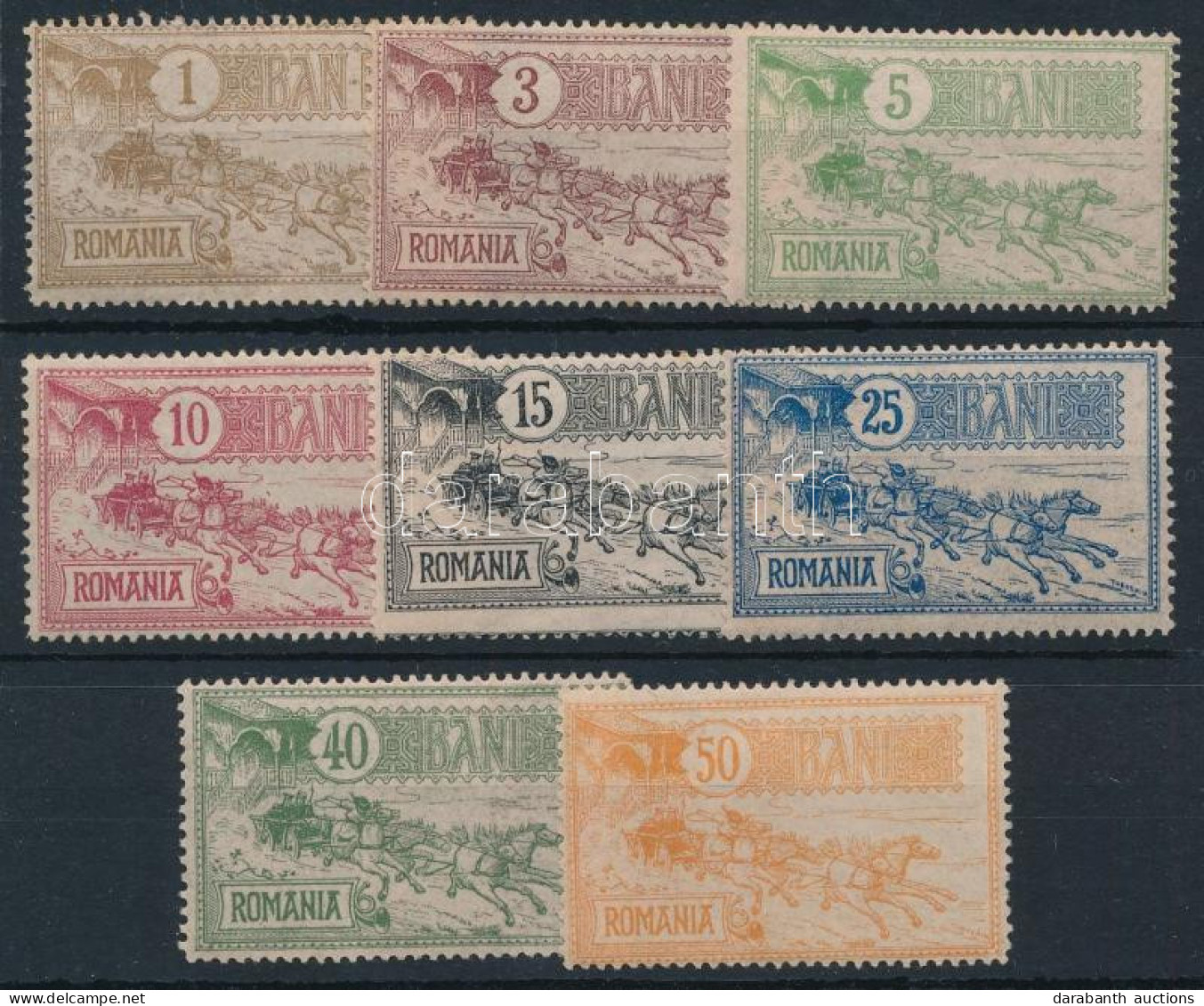 * Románia 1903 Mi 146-153 (Mi EUR 150,-) - Otros & Sin Clasificación