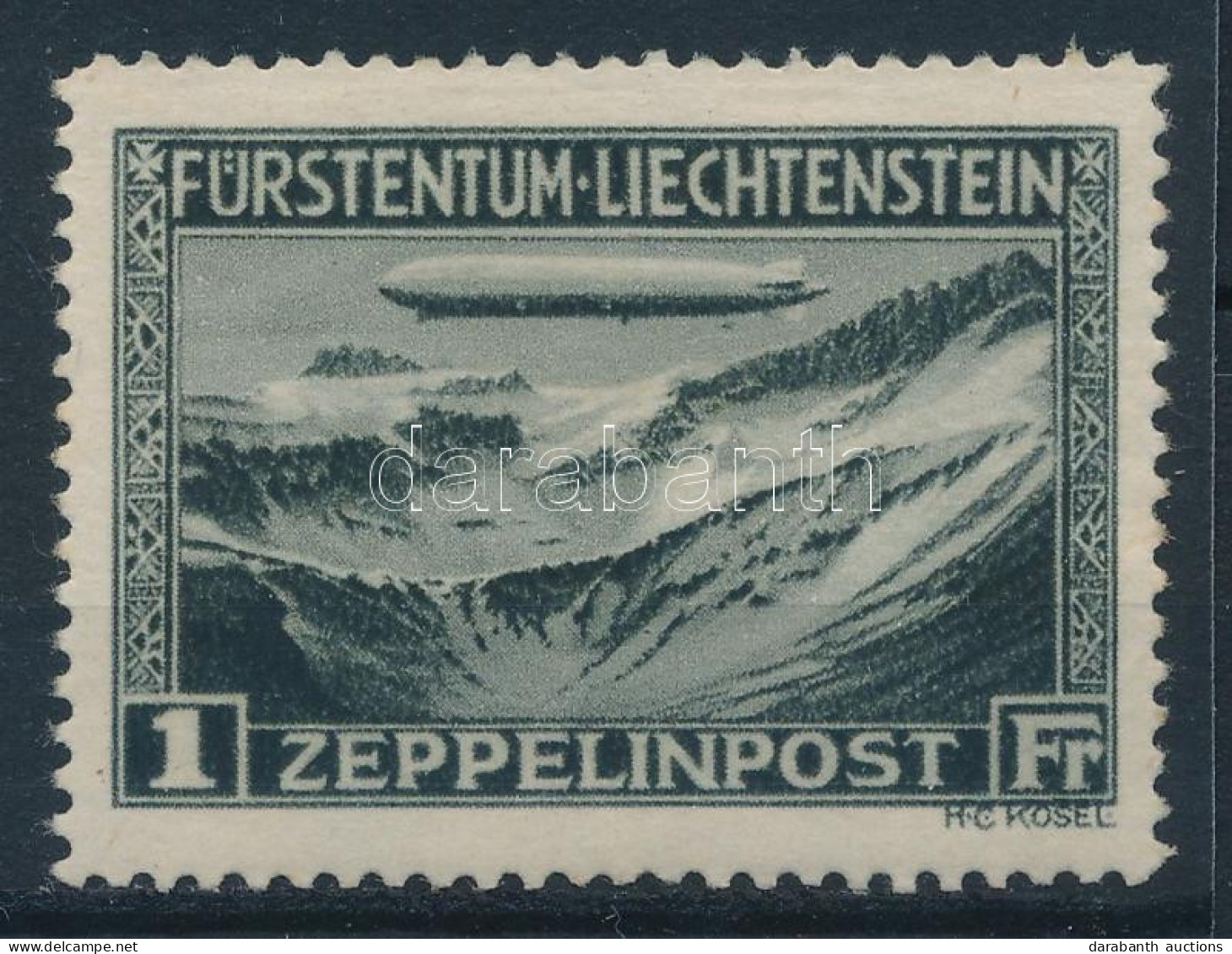 ** Liechtenstein 1931 Zeppelin Mi 114 (Mi EUR 220,-) - Autres & Non Classés