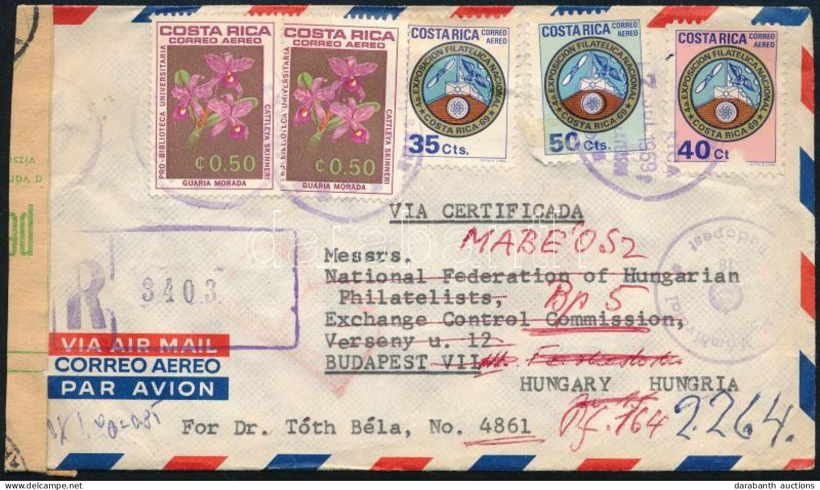 Costa Rica 1969 - Autres & Non Classés