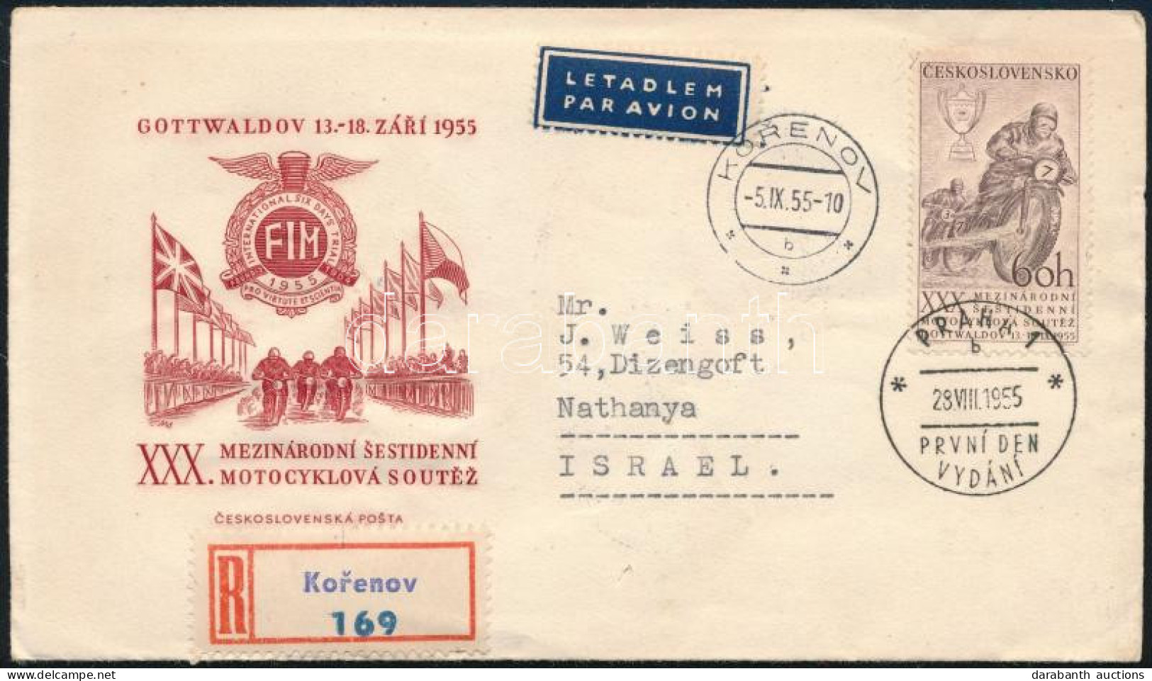 Csehszlovákia 1955 - Other & Unclassified