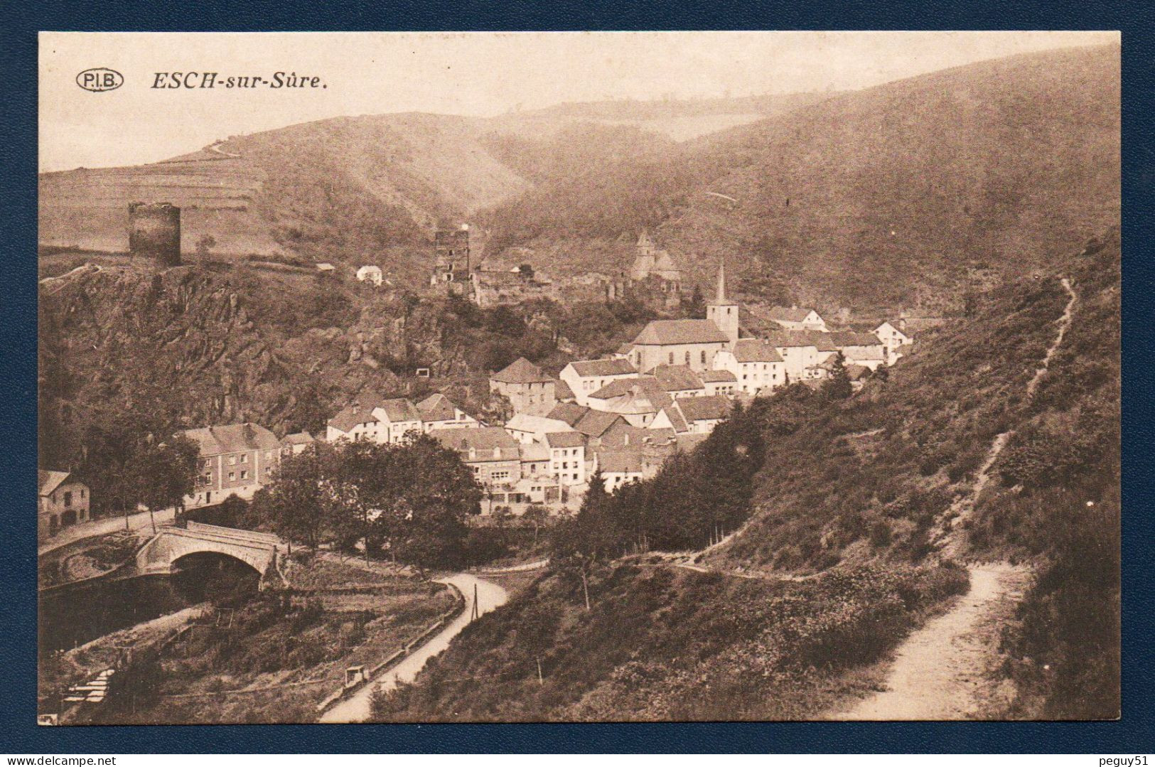 Luxembourg. Esch-sur-Sûre. Panorama, Lot De 3 Cartes. Hôtel Des Ardennes (Propr. Pierre Ferber) - Esch-sur-Sure